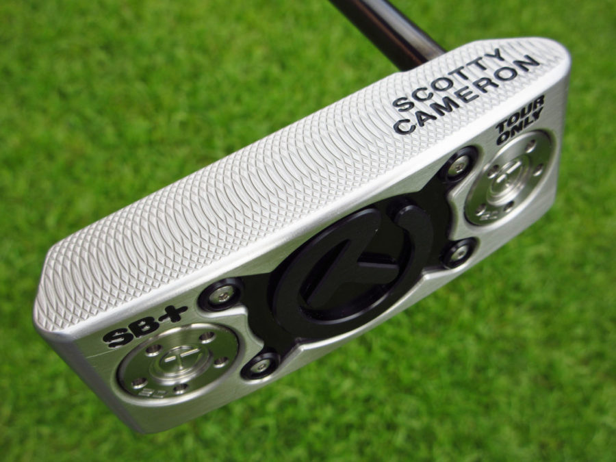 scotty cameron tour only sss deep milled squareback plus circle t putter with knucklehead shaft and black circle t shaft golf club