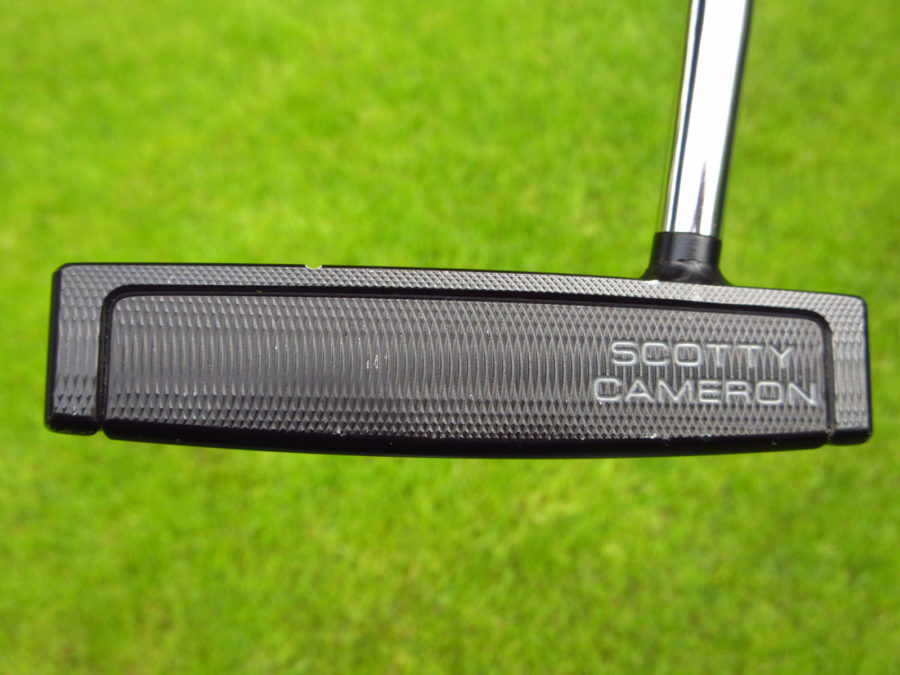 scotty cameron tour only black futura t7m circle t putter with dual sight rails and dual top lines