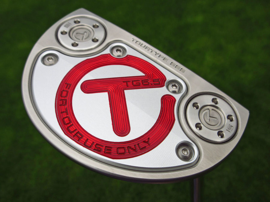 scotty cameron tour only sss golo tg6.5 circle t putter with welded flojet neck and top line golf club