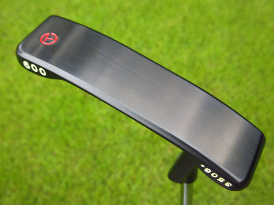 scotty cameron tour only 3x black carbon 009 circle t prototype 350g putter with retro dots golf club