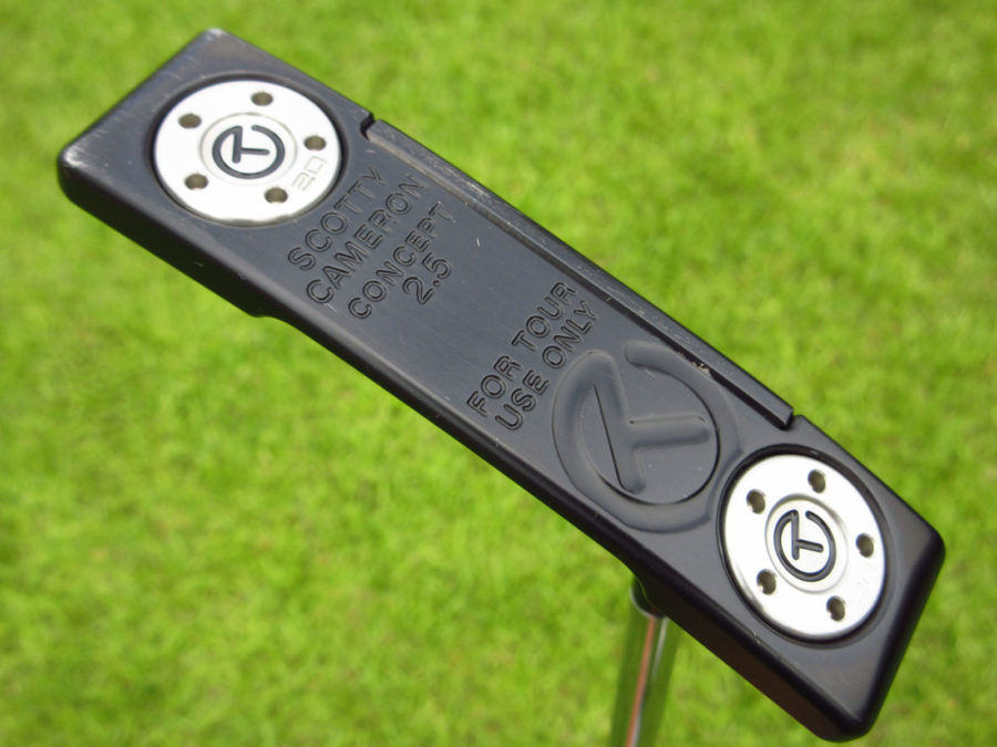 scotty cameron tour only black gss concept 2.5 select circle t putter golf club