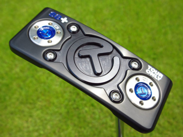 scotty cameron tour only black deep milled squareback plus sb+ circle t putter golf club