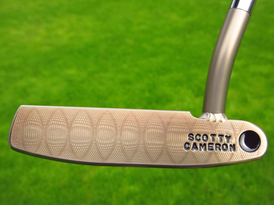 scotty cameron tour only chromatic bronze sss masterful 009m circle t 350g with welded 1.5 round neck putter golf club