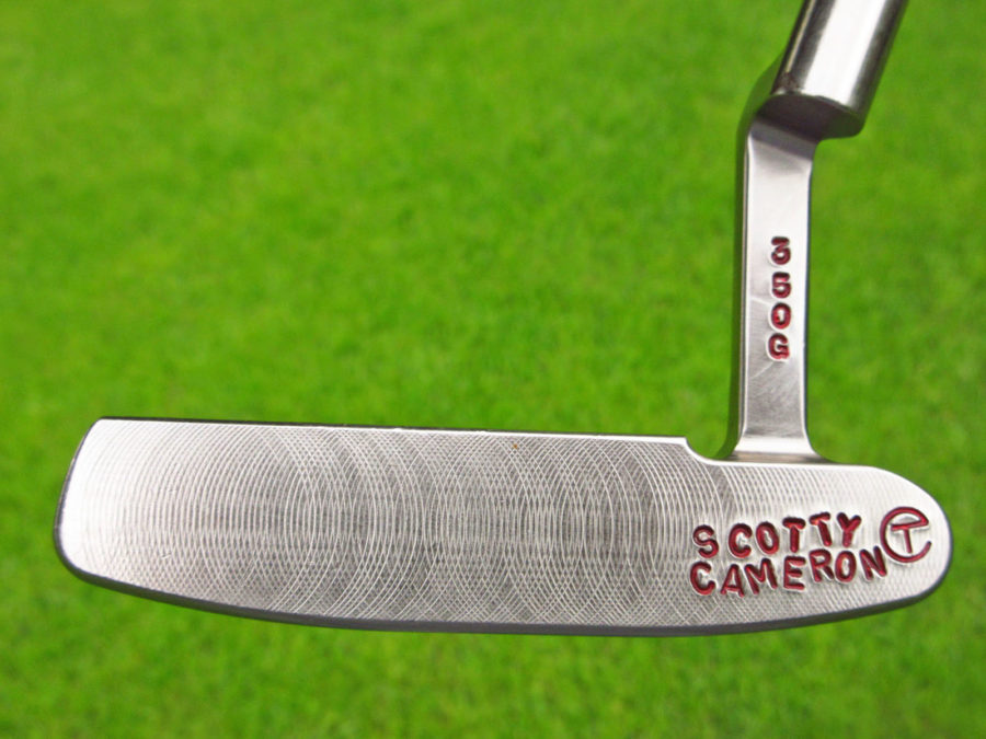 scotty cameron tour only high buff pro platinum carbon 009 prototype circle t 350g putter with putter man stamp golf club
