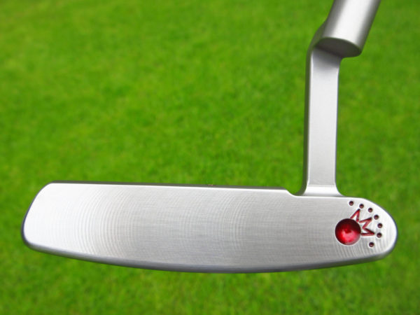 scotty cameron tour only sss handstamped newport circle t 350g putter with retro dots and scotty dog stamps golf club