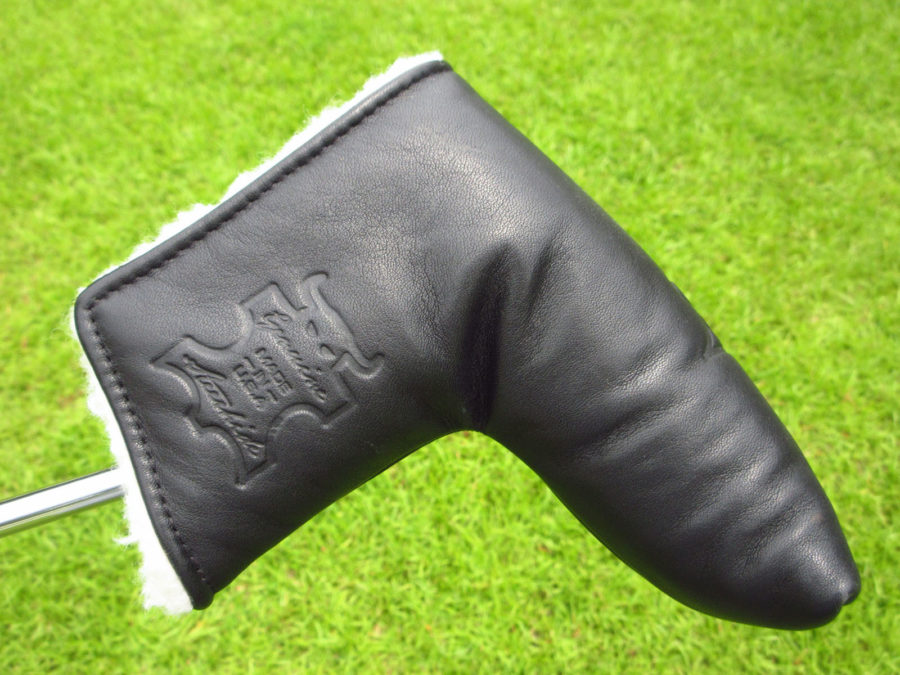 scotty cameron california gallery black genuine leather blade headcover