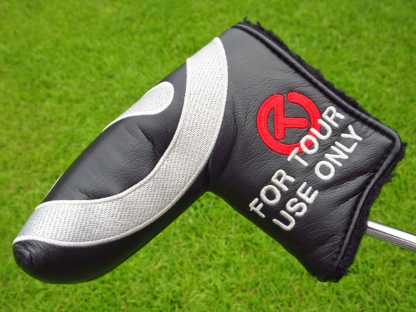 scotty cameron tour only black and silver industrial circle t blade headcover