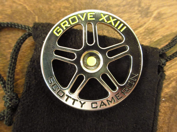 scotty cameron limited release grove xxiii 23 michael jordan 5 spoke wheel ball marker coin