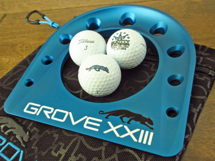 scotty cameron limited release grove xxiii 23 michael jordan blue indoor putting cup and titleist prov1 golf balls