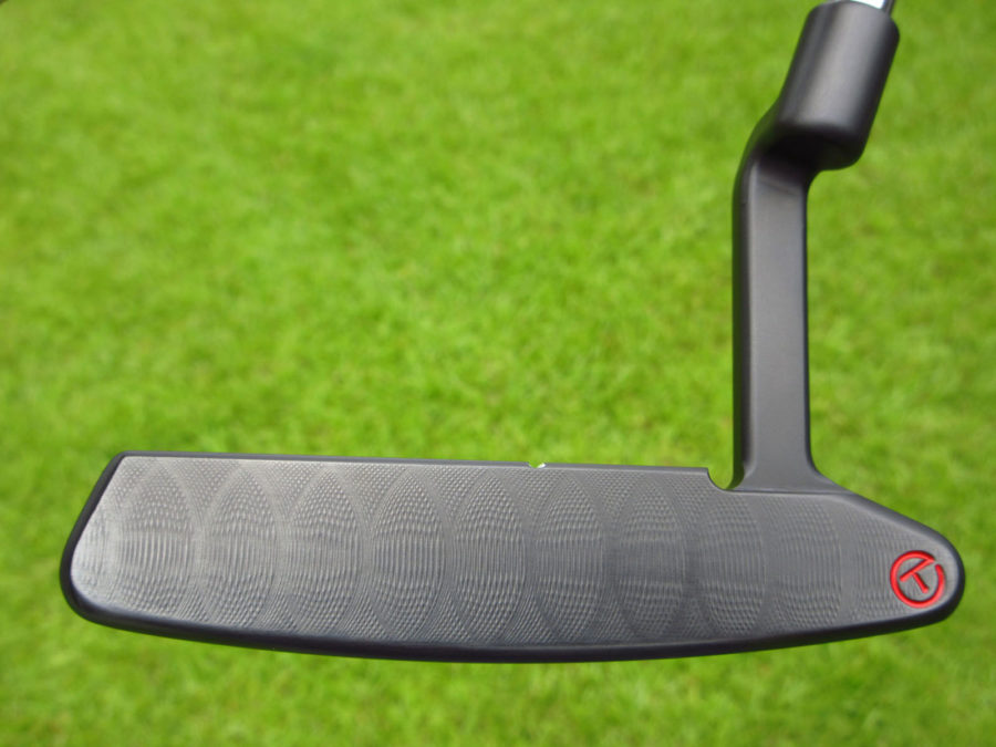 scotty cameron tour only 3x black carbon timeless newport 2 circle t 350g putter with crown golf club