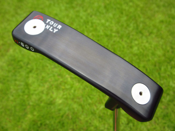 scotty cameron tour only 3x black carbon masterful 009m circle t 350g putter with tungsten sole plugs golf club