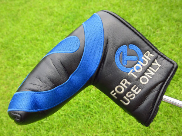 scotty cameron tour only black and blue industrial circle t blade headcover