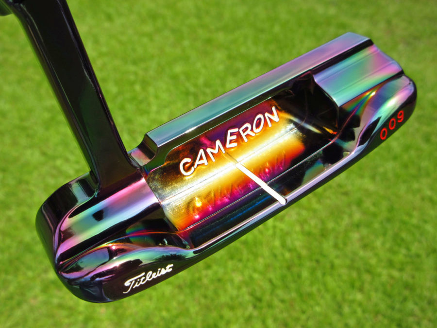 scotty cameron tour only black pearl 009 circle t 350g putter with fujikura graphite shaft golf club