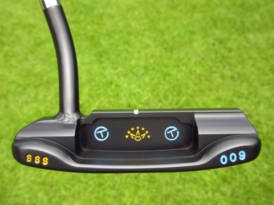 scotty cameron tour only black sss 009 1.5 circle t 350g putter with welded 1.5 round neck golf club