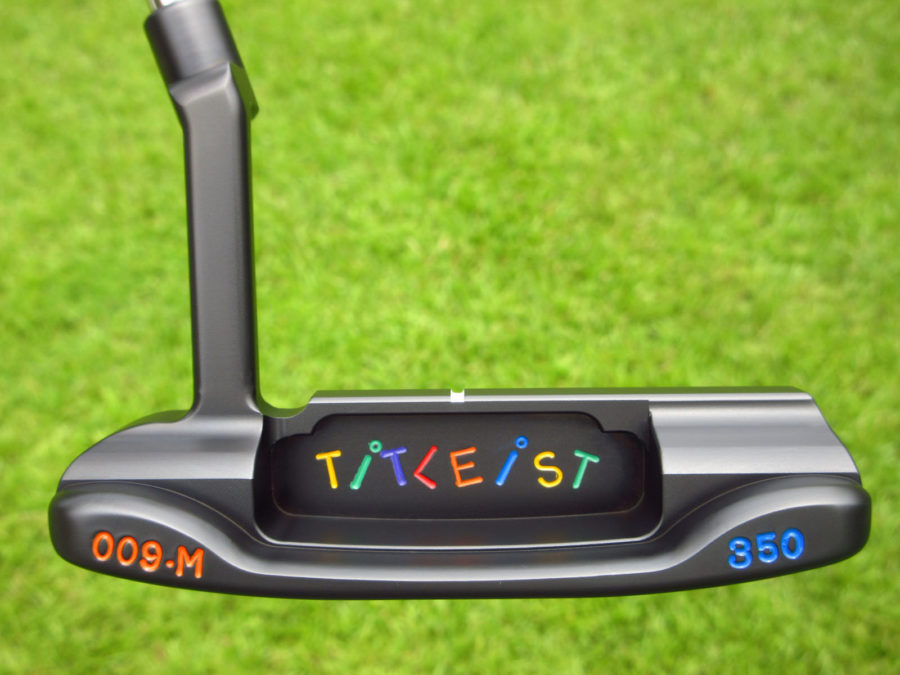 scotty cameron tour only black sss masterful 009m multi color circle t 350g putter golf club