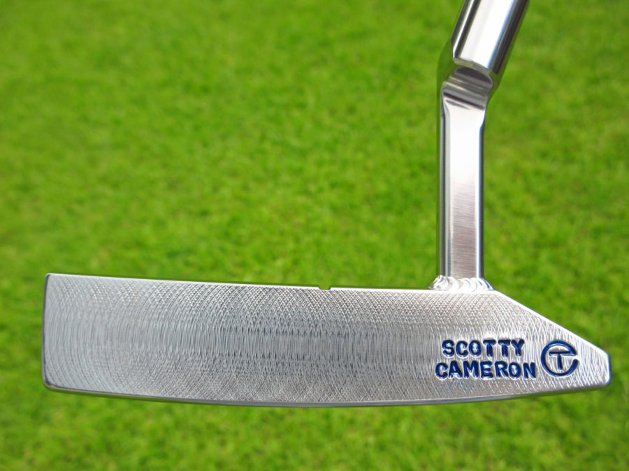 scotty cameron tour only sss polished high buff craftsman prototype circle t 340g bullet bottom sole putter with welded plumber neck and usa stamping golf club