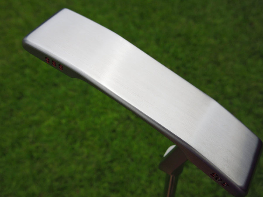 scotty cameron tour only sss newport 2 tri sole handstamped circle t 340g putter golf club with crowned smiley face