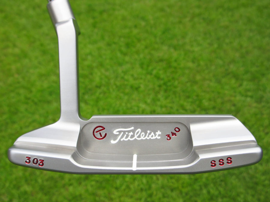 scotty cameron tour only sss newport 2 tri sole handstamped circle t 340g putter golf club with crowned smiley face
