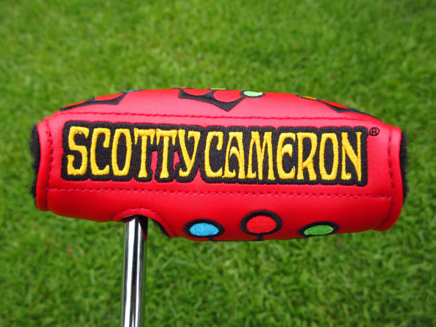 scotty cameron custom shop retro red mini crowns mid round headcover