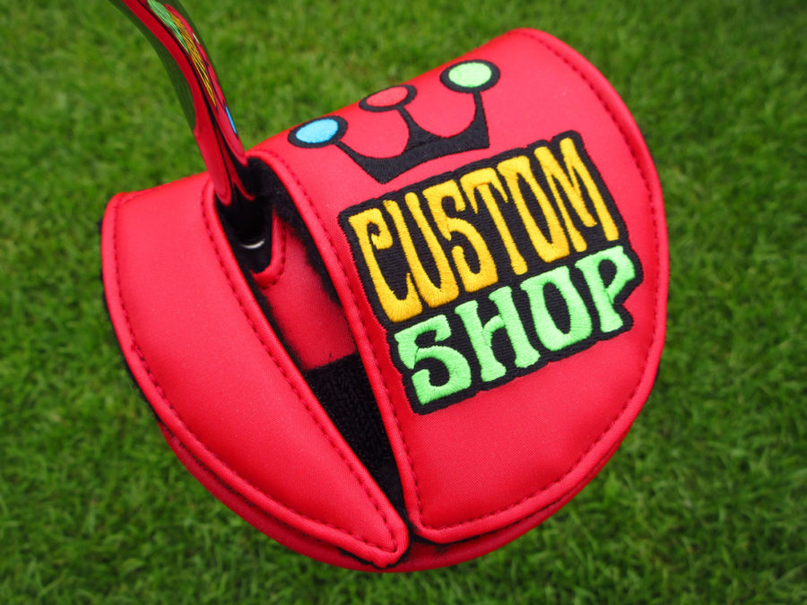 scotty cameron custom shop retro red mini crowns mid round headcover