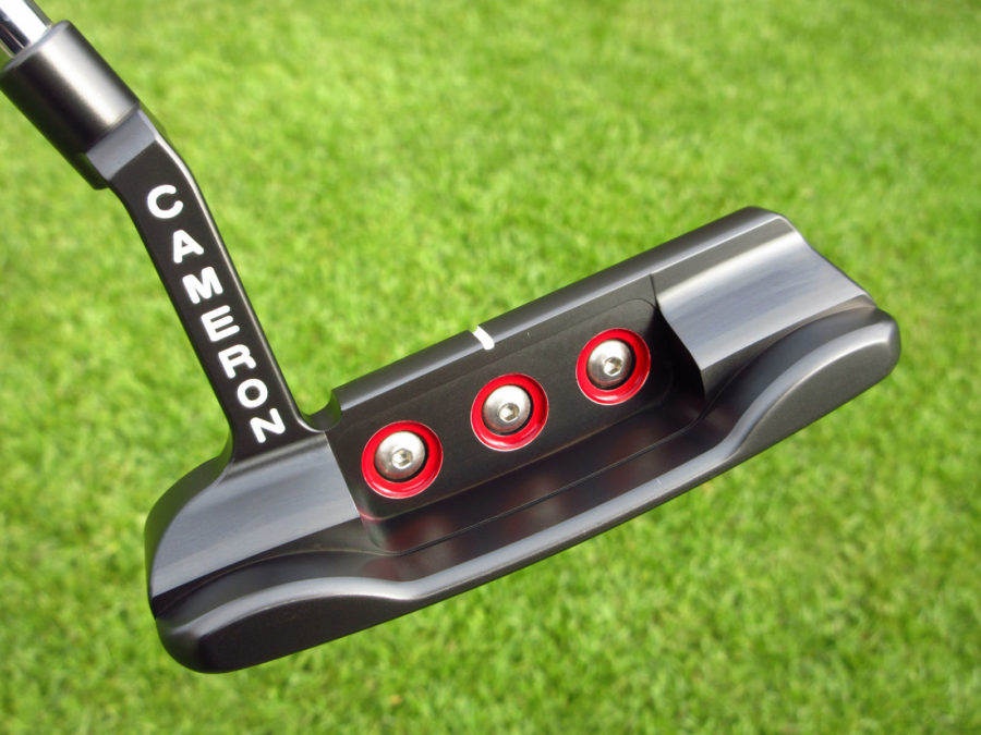 scotty cameron tour only black mist t10 newport buttonback terylium circle t putter with top line golf club