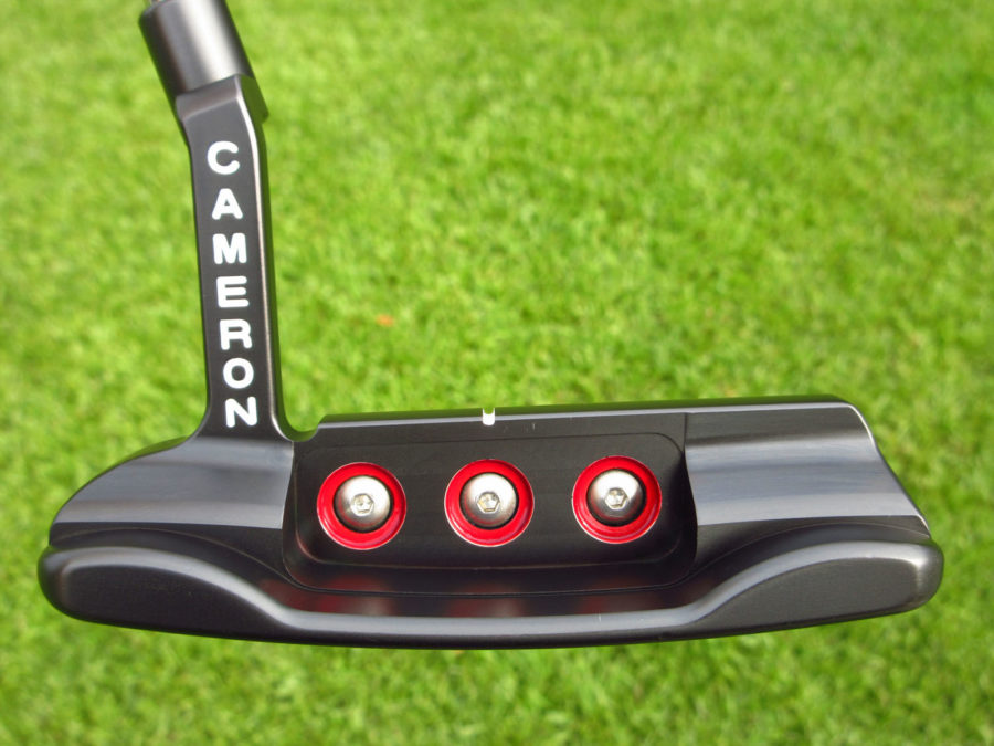 scotty cameron tour only black mist t10 newport buttonback terylium circle t putter with top line golf club