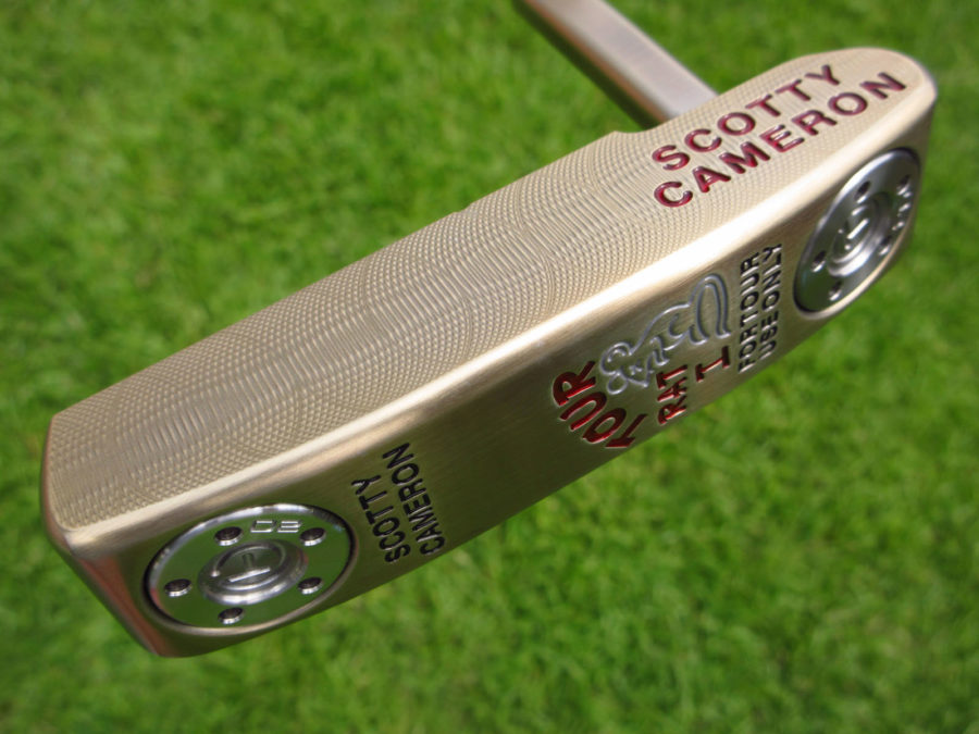 scotty cameron tour only chromatic bronze sss masterful tour rat circle t putter golf club with top line