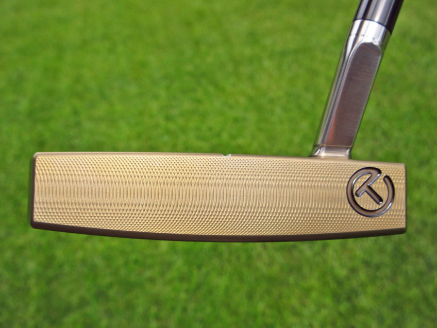 scotty cameron tour only chromatic bronze phantom x t9.5 with polished sss welded flojet neck circle t putter golf club