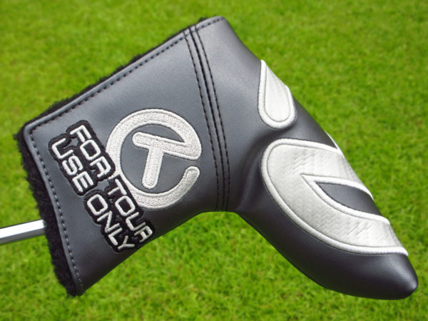 scotty cameron tour only grey and silver carbon rush industrial circle t blade putter headcover