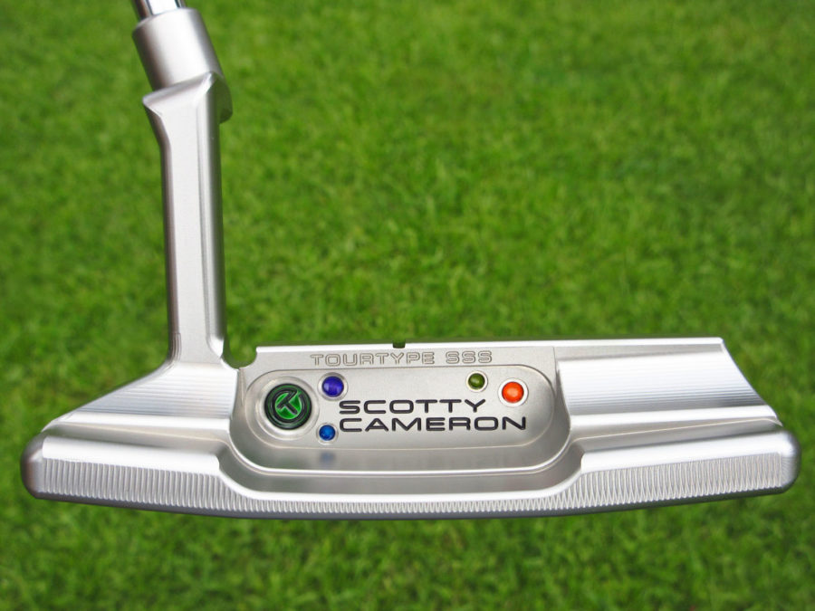 scotty cameron tour only sss timeless tourtype multi color circle t top line putter golf club