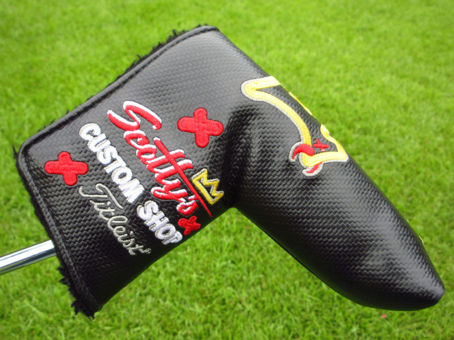 scotty cameron custom shop black junk yard dog blade headcover