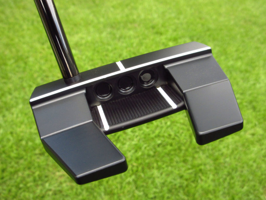 scotty cameron tour only black sss futura x5 circle t putter with black shaft and dual flange lines golf club