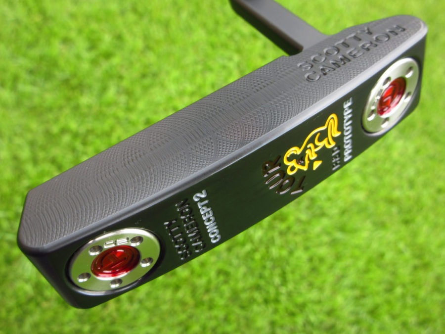 scotty cameron tour only black sss tour rat 2 prototype circle t putter golf club with black shaft