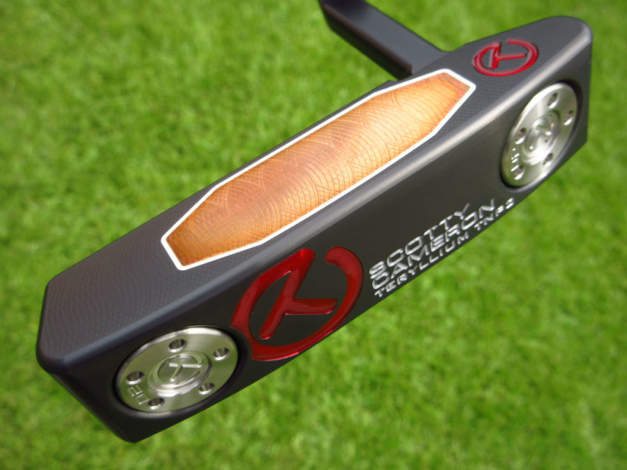 scotty cameron tour only black t22 newport 2 terylium circle t putter brooks koepka golf club