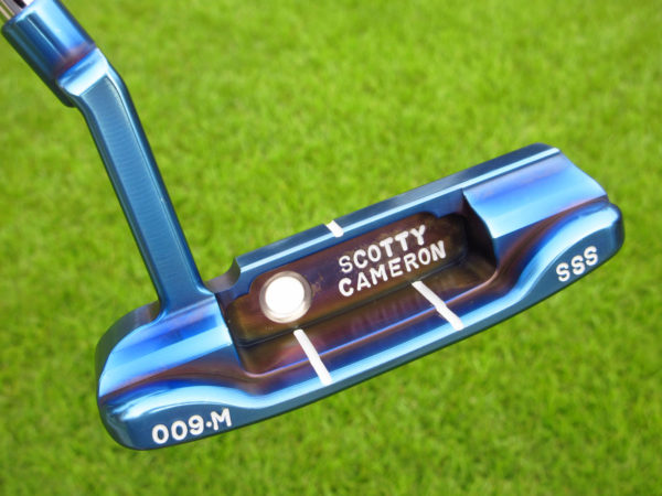 scotty cameron tour only blue masterful 009m prototype circle t 350g putter golf club with dual flange lines