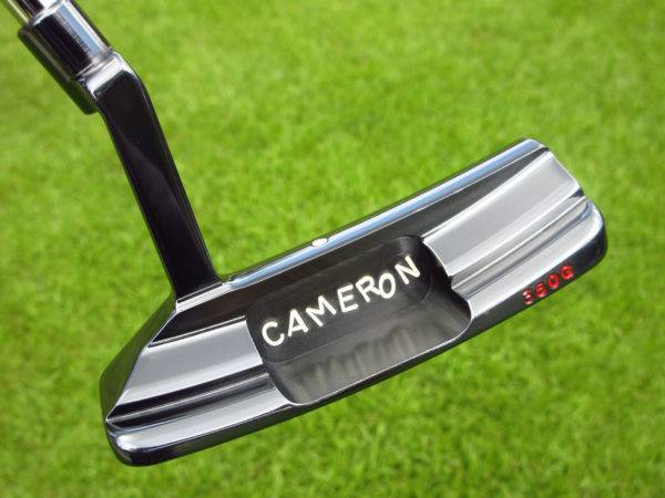 scotty cameron tour only brushed black carbon circa 62 #3 circle t 350g putter with sight dot golf club