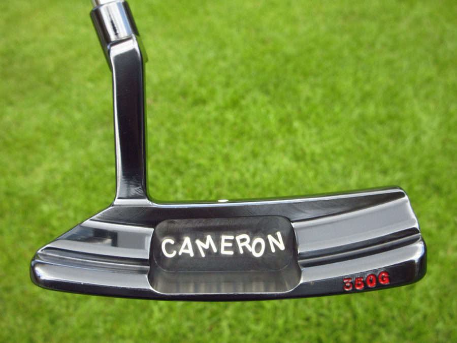 scotty cameron tour only brushed black carbon circa 62 #3 circle t 350g putter with sight dot golf club