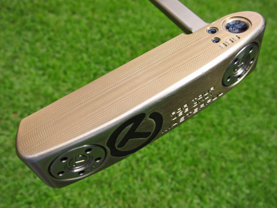 scotty cameron tour only chromatic bronze sss masterful tourtype circle t naked putter with black shaft golf club