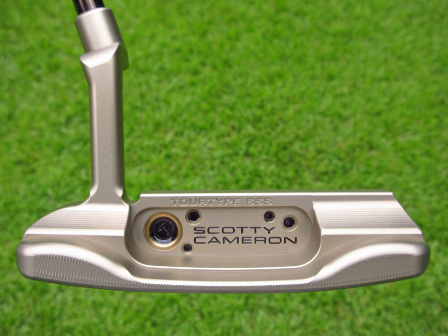 scotty cameron tour only chromatic bronze sss masterful tourtype circle t naked putter with black shaft golf club