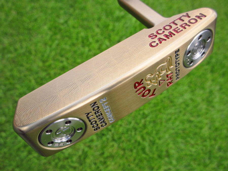 scotty cameron tour only chromatic bronze sss tour rat 2 circle t putter golf club