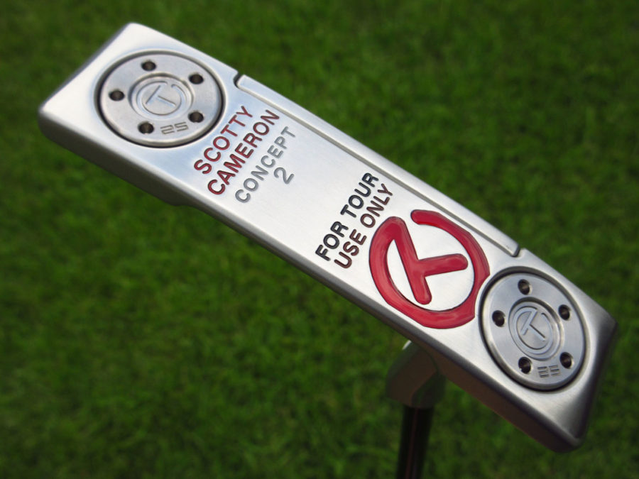 scotty cameron tour only gss insert concept 2 newport 2 select circle t putter with top line and black shaft golf club