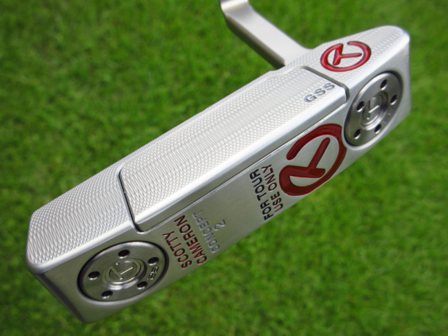 scotty cameron tour only gss insert concept 2 newport 2 select circle t putter with top line and black shaft golf club