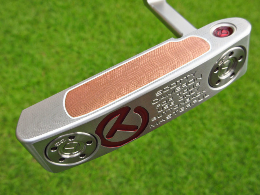 scotty cameron tour only buttonback masterful terylium circle t putter with sight dot golf club