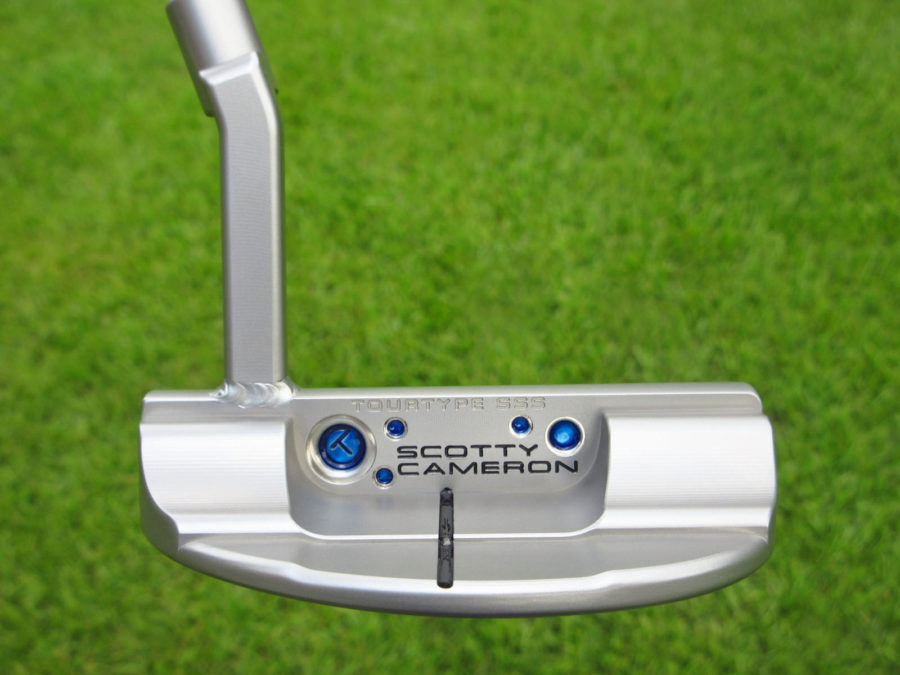 scotty cameron tour only sss f3 del mar tourtype circle t putter with welded plumber neck golf club