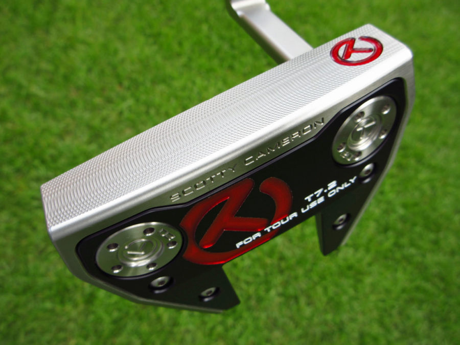 scotty cameron tour only sss phantom x t7.2 welded plumber neck circle t putter golf club