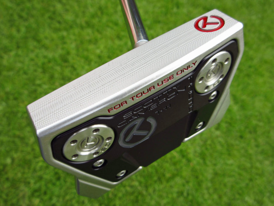 scotty cameron tour only phantom x t11 circle t putter with welded centershaft spud neck golf club