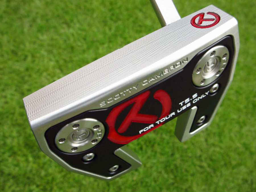 scotty cameron tour only sss phantom x t5.5 circle t with welded flojet neck putter max homa design golf club