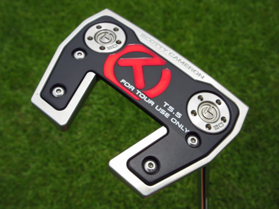 scotty cameron tour only sss phantom x t5.5 circle t with welded flojet neck putter max homa design golf club