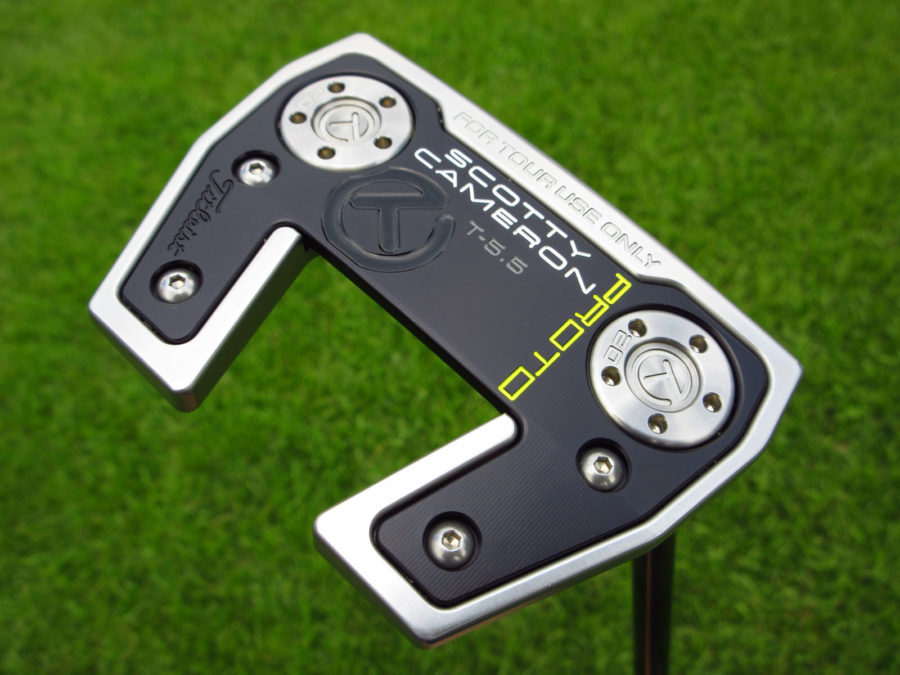 scotty cameron tour only sss phantom x t5.5 circle t putter with welded flojet neck and black shaft golf club