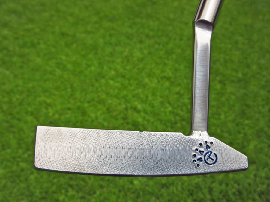 scotty cameron tour only polished sss craftsman squareback bullet bottom sole circle t 350g putter with welded mid slant neck and top line